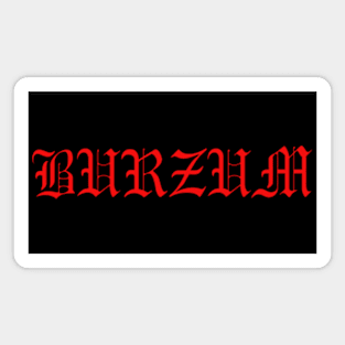 Burzum Logo | Black Metal Magnet